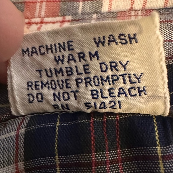 VINTAGE American Graffiti Men’s Pearl Snap Western Plaid Shirt Size XL Navy Red - Picture 7 of 7